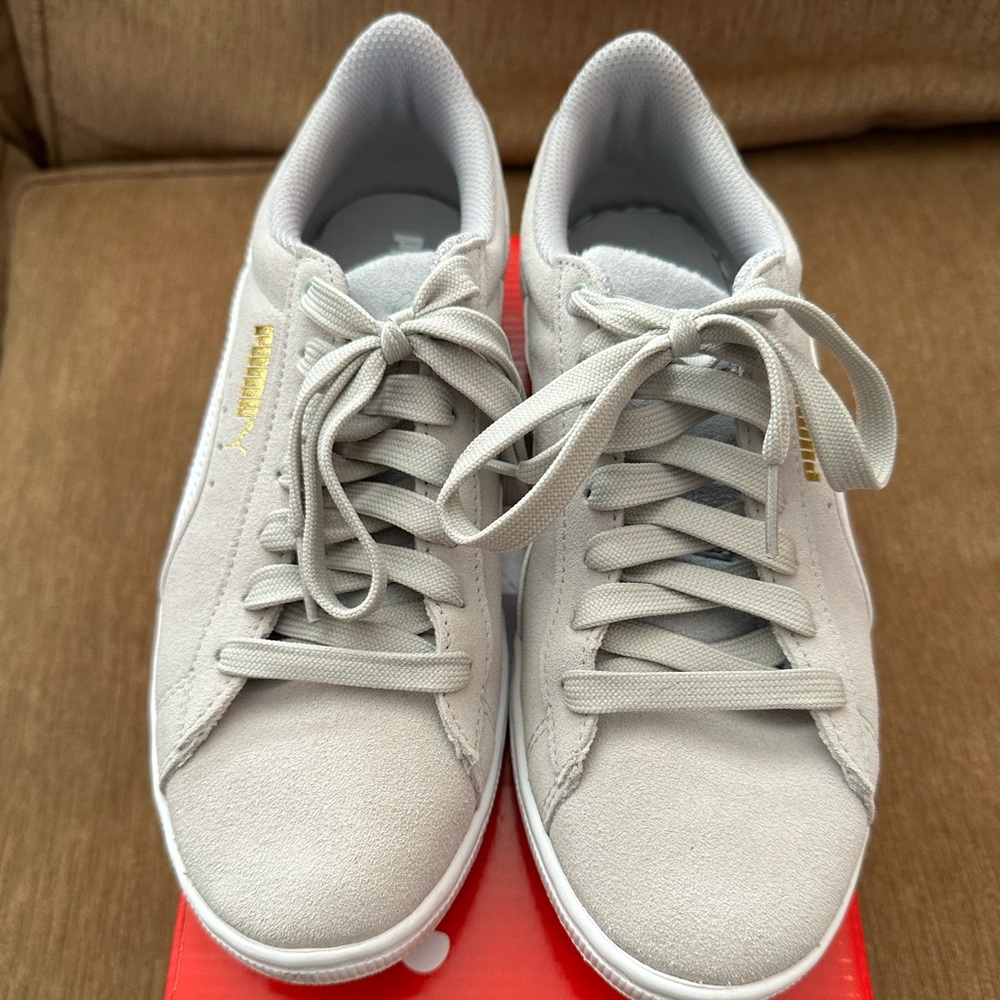 PUMA Vikky Gray Suede sneakers